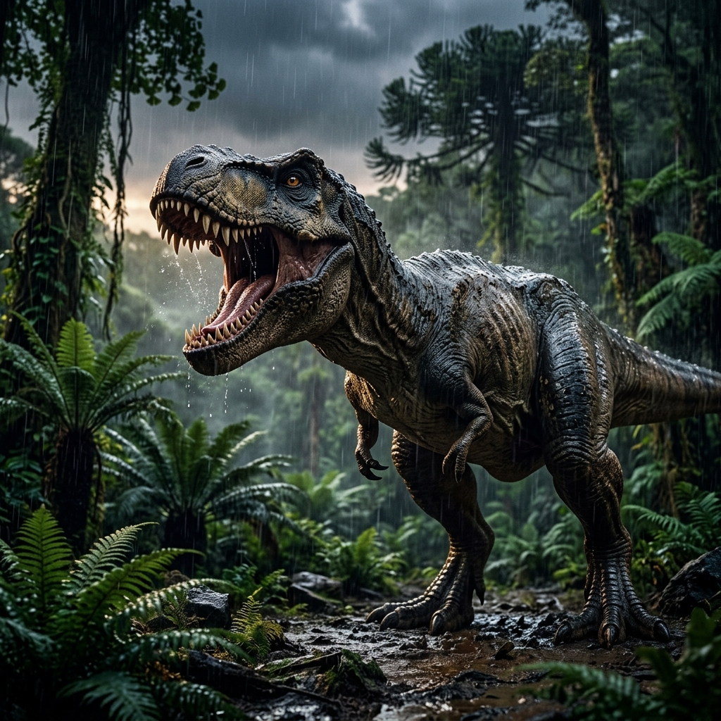 Cretaceous habitat of TYRANNOSAURUS